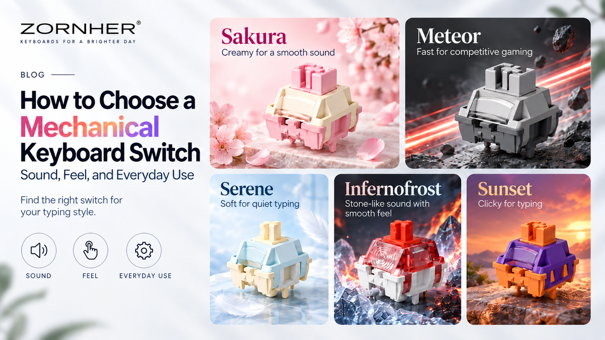 How to Choose a Mechanical Keyboard Switch: Sound, Feel, and Everyday Use