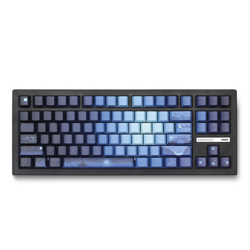 Zornher ZH870 80% Dye-Sublimation Process (Surface Pattern) Keyboard