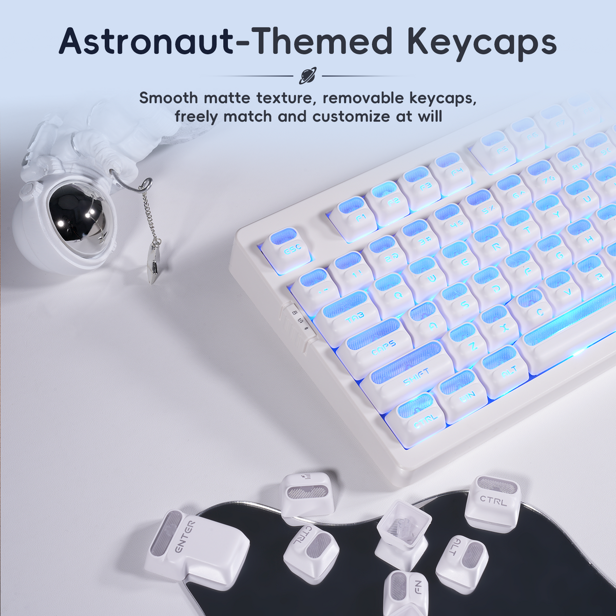 ZORNHER ZH980 Astronaut 95% Layout Custom Mechanical Keyboard