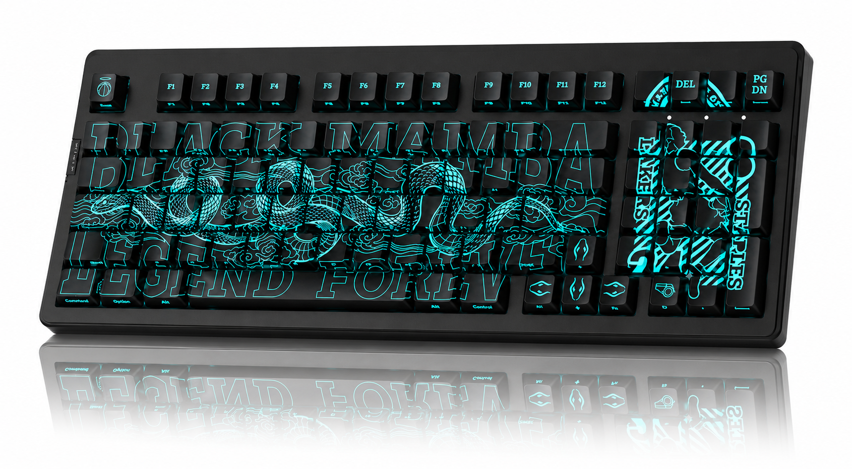 ZORNHER ZH980 Black Mamba Hot Swappable RGB Mechanical Keyboard