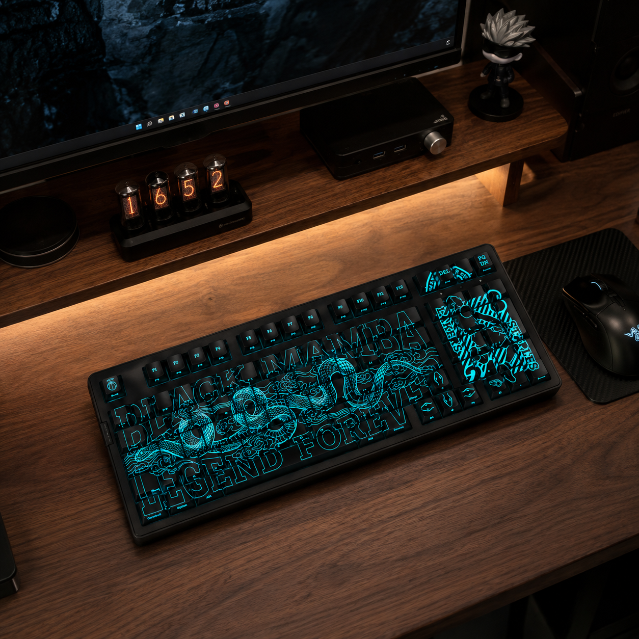 ZORNHER ZH980 Black Mamba Hot Swappable RGB Mechanical Keyboard