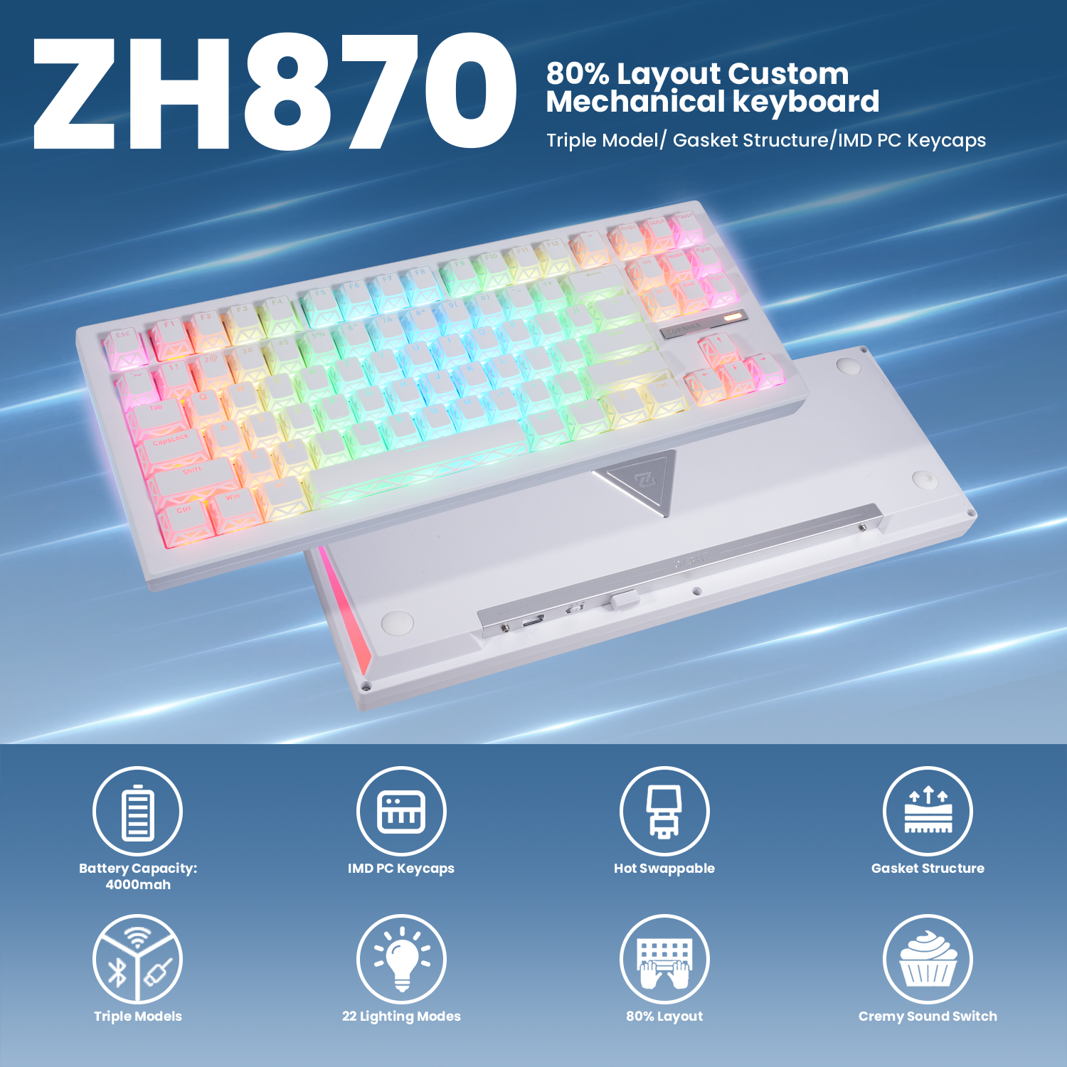 ZORNHER ZH870 Imperial Light Hot Swappable RGB
