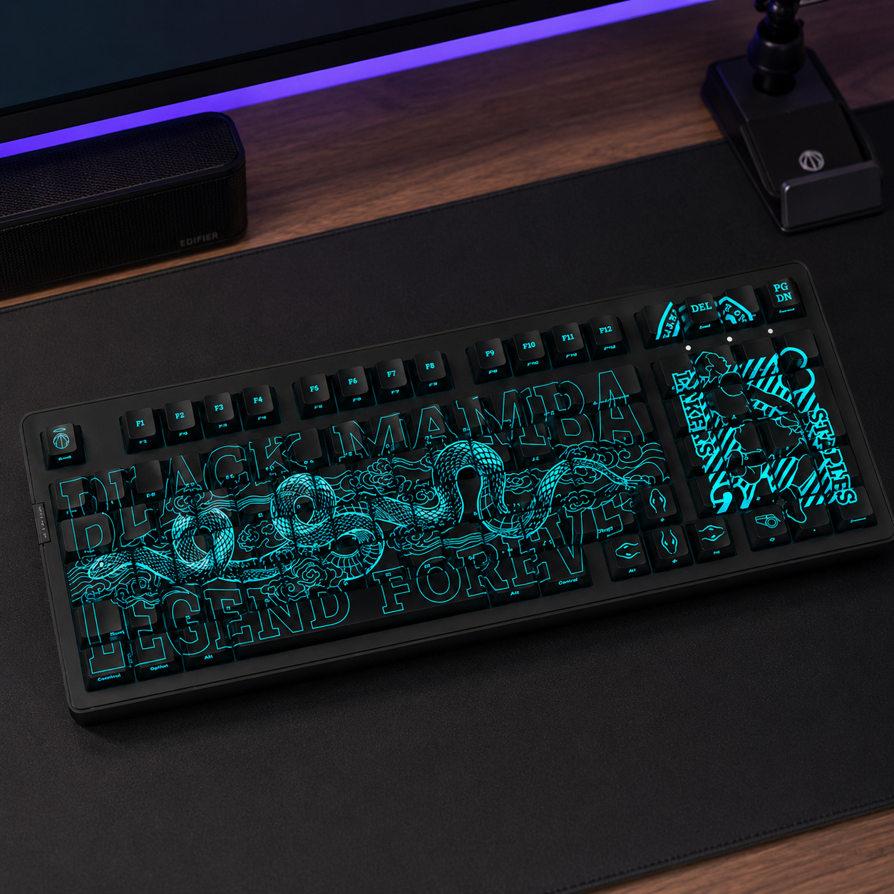 ZORNHER ZH980 Black Mamba Hot Swappable RGB Mechanical Keyboard