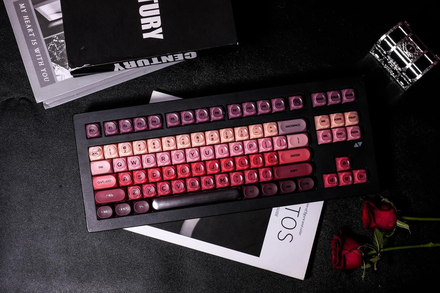 Zornher CG870 80% Lipstick Mechanical Keyboard