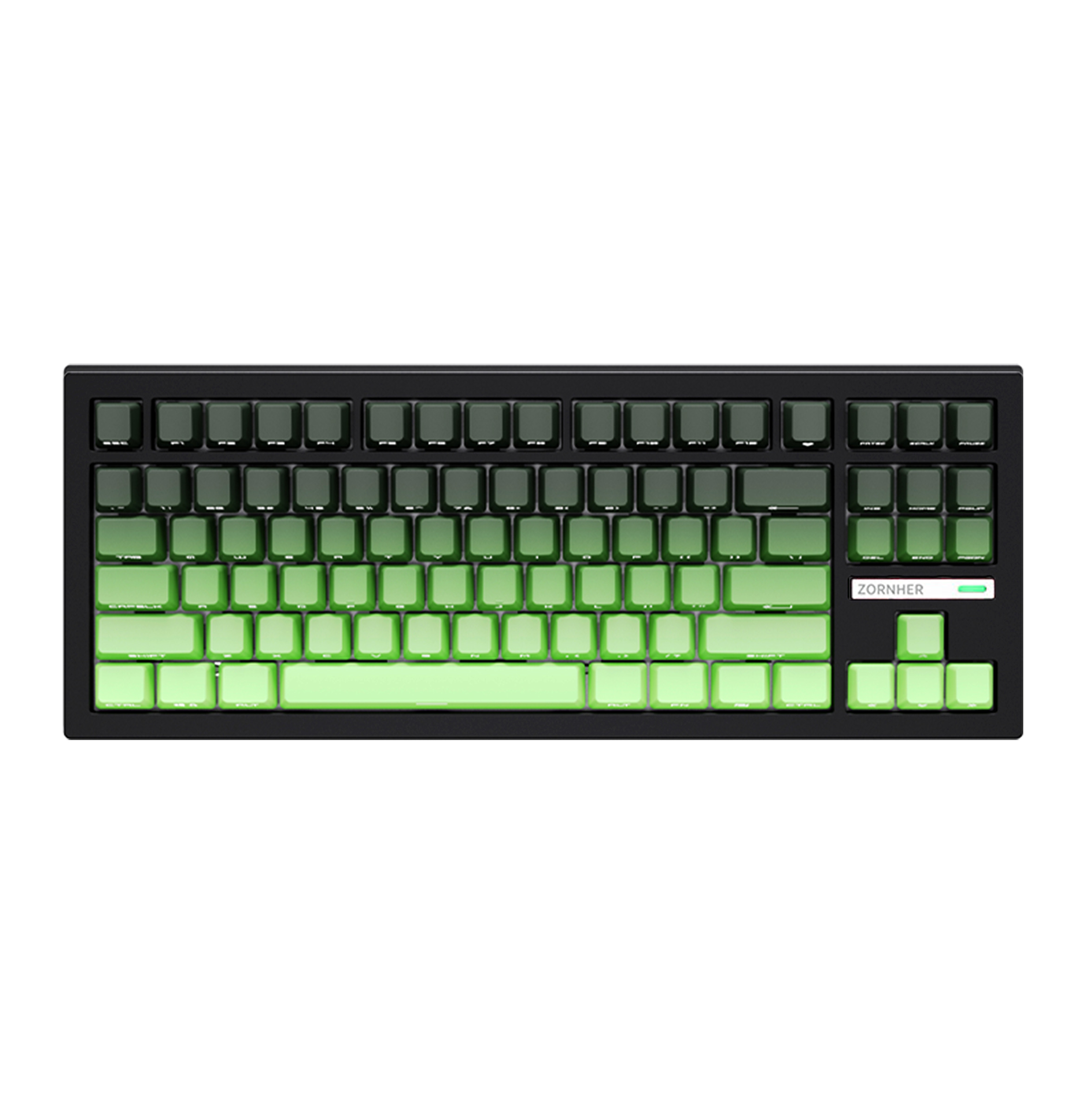 Zornher ZH870 80% Dip-Dye Process (Solid Color Gradient ) Keyboard