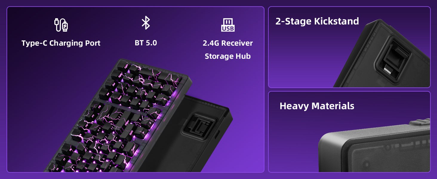 ZORNHER ZH980 95% Lightning Mechanical Keyboard