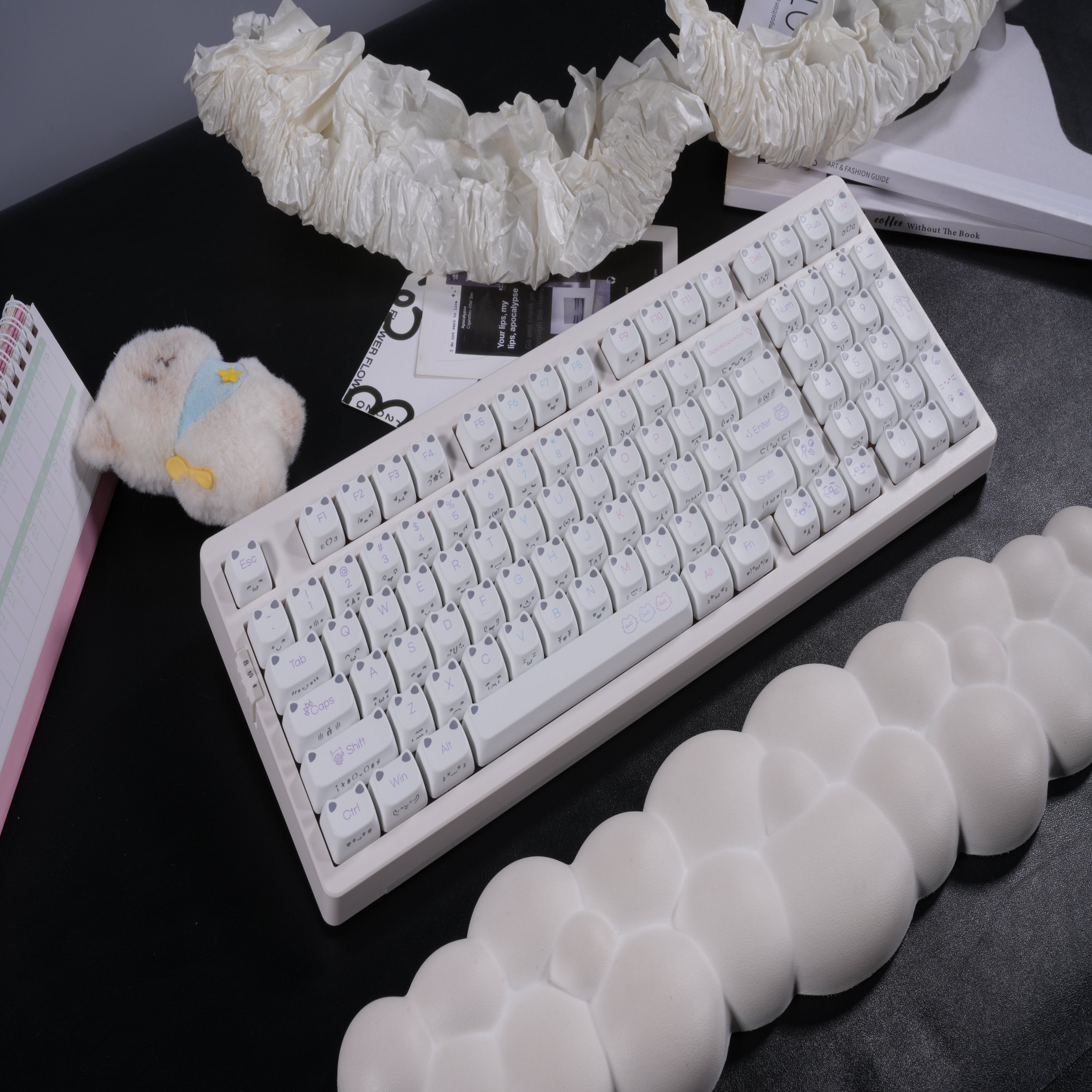 ZORNHER LumiCat ZH980 Cute Cat Aesthetic Mechanical Keyboard