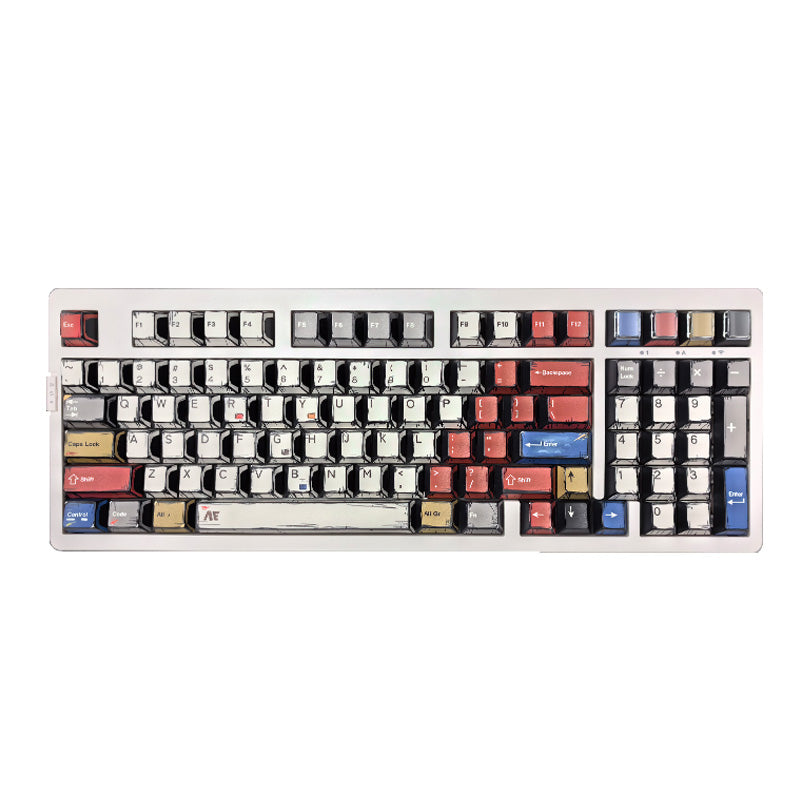 Zornher ZH980 Dye-Sublimation Process Wireless Gaming Mechanical Keyboard