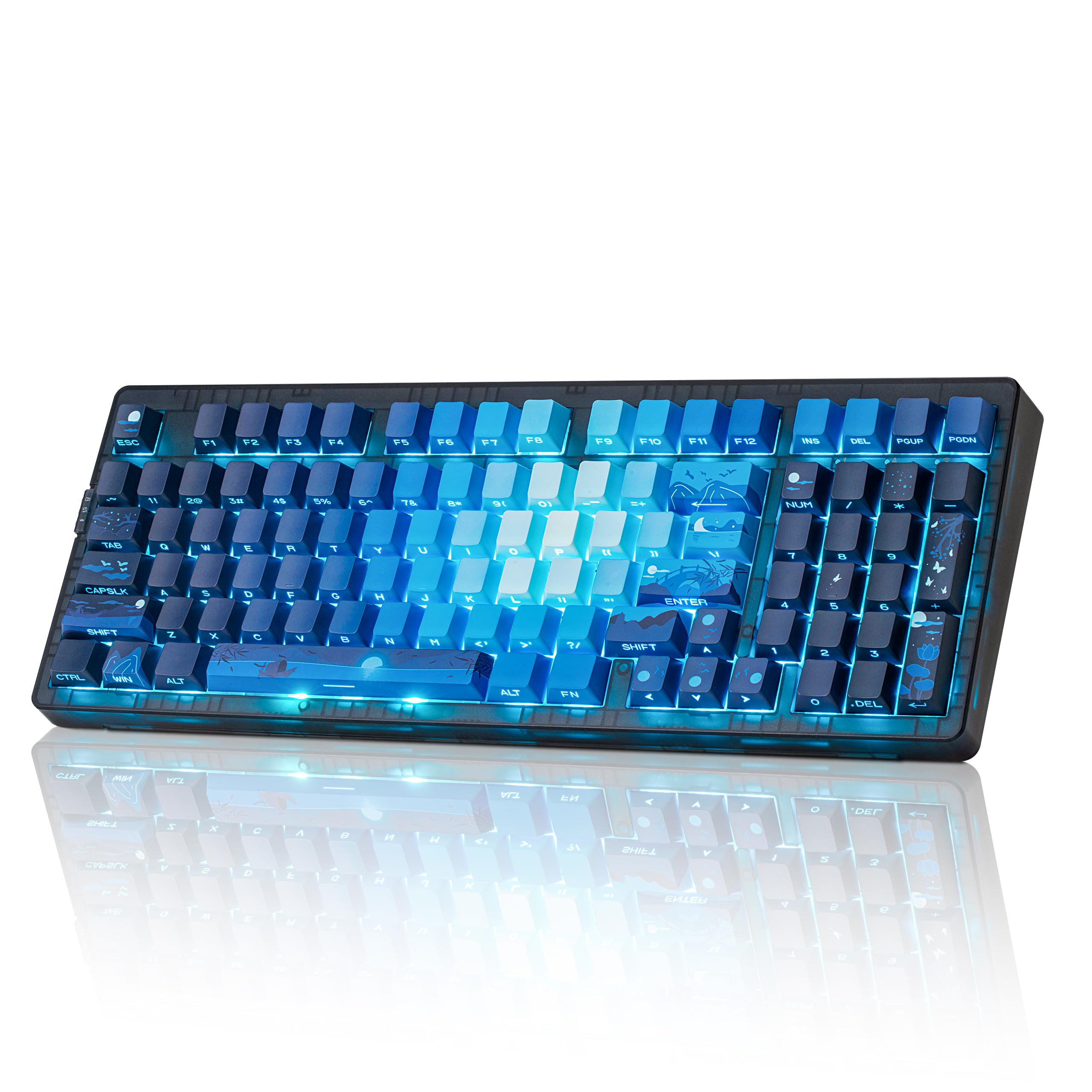 ZORNHER ZH980 95% Sea Moonlight Mechanical Keyboard