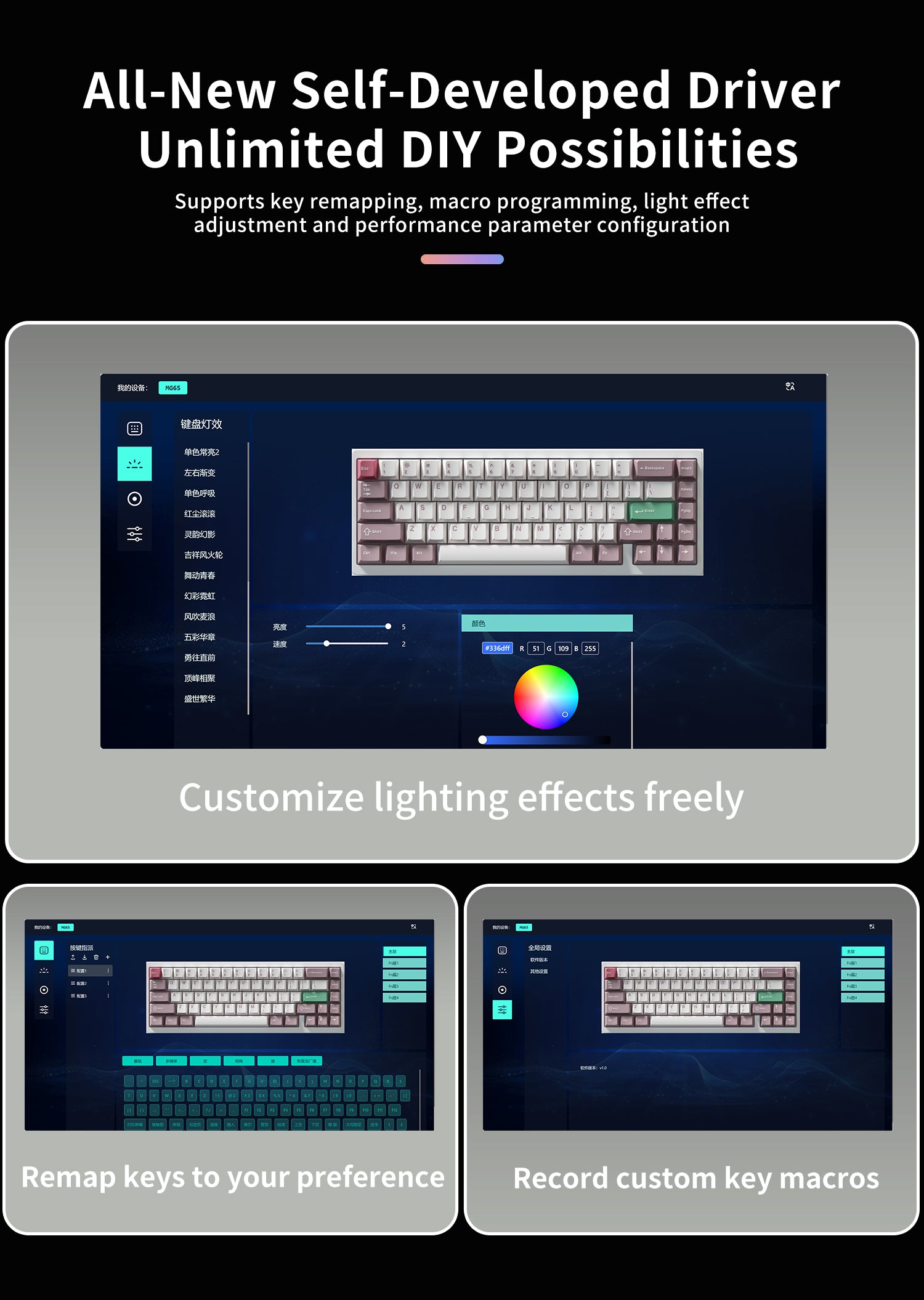 ZORNHER x VOLTMAGIC 75% Compact Mechanical Keyboard