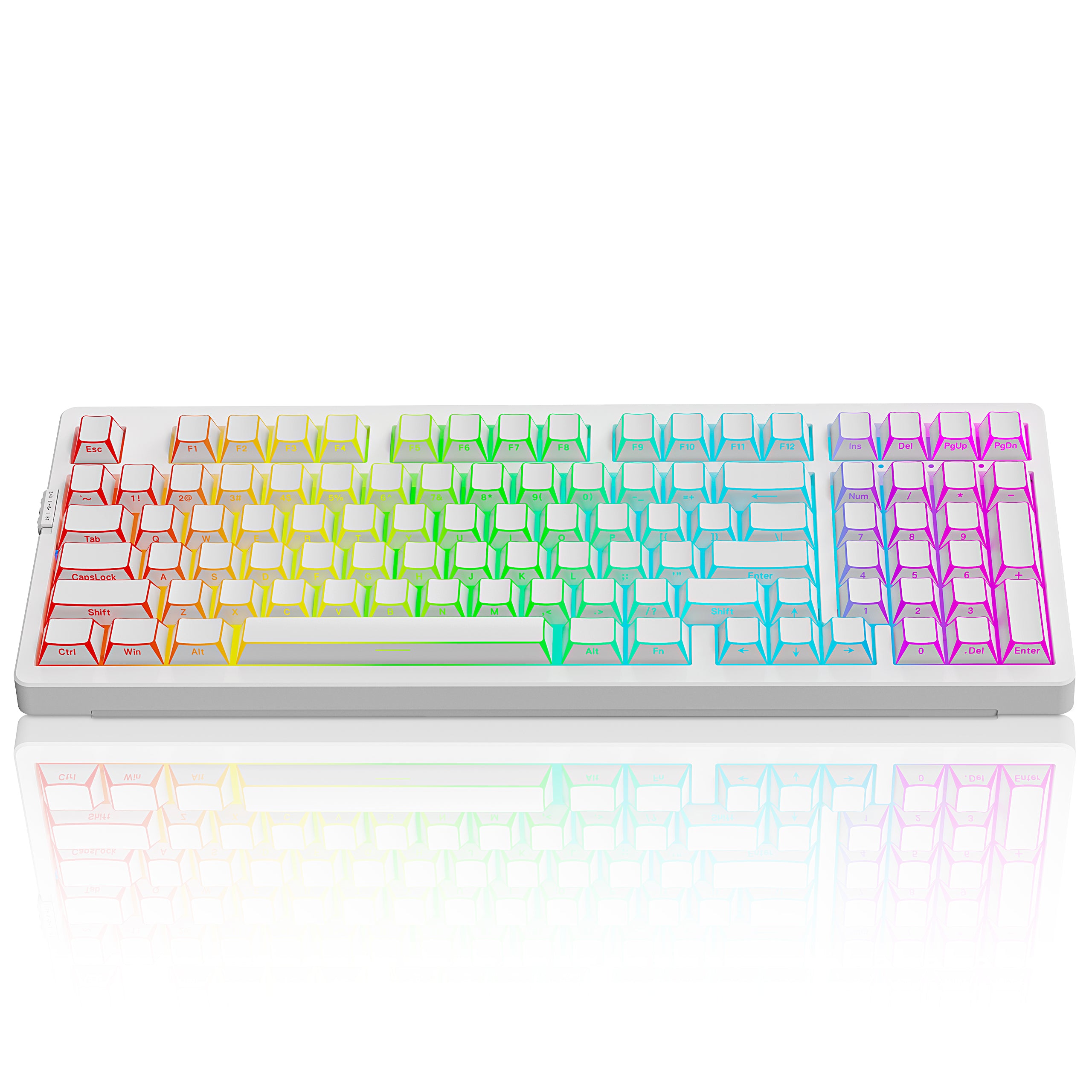 Zornher ZH980 95% Dye-Sublimation Process Wireless Gaming Mechanical Keyboard