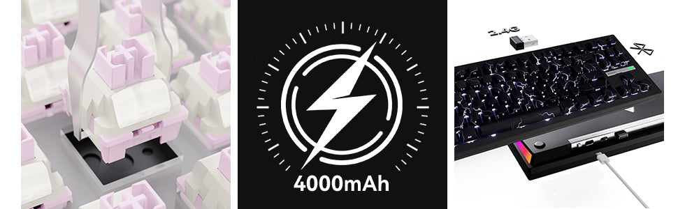 ZORNHER ZH870 80% Lightning Mechanical Keyboard