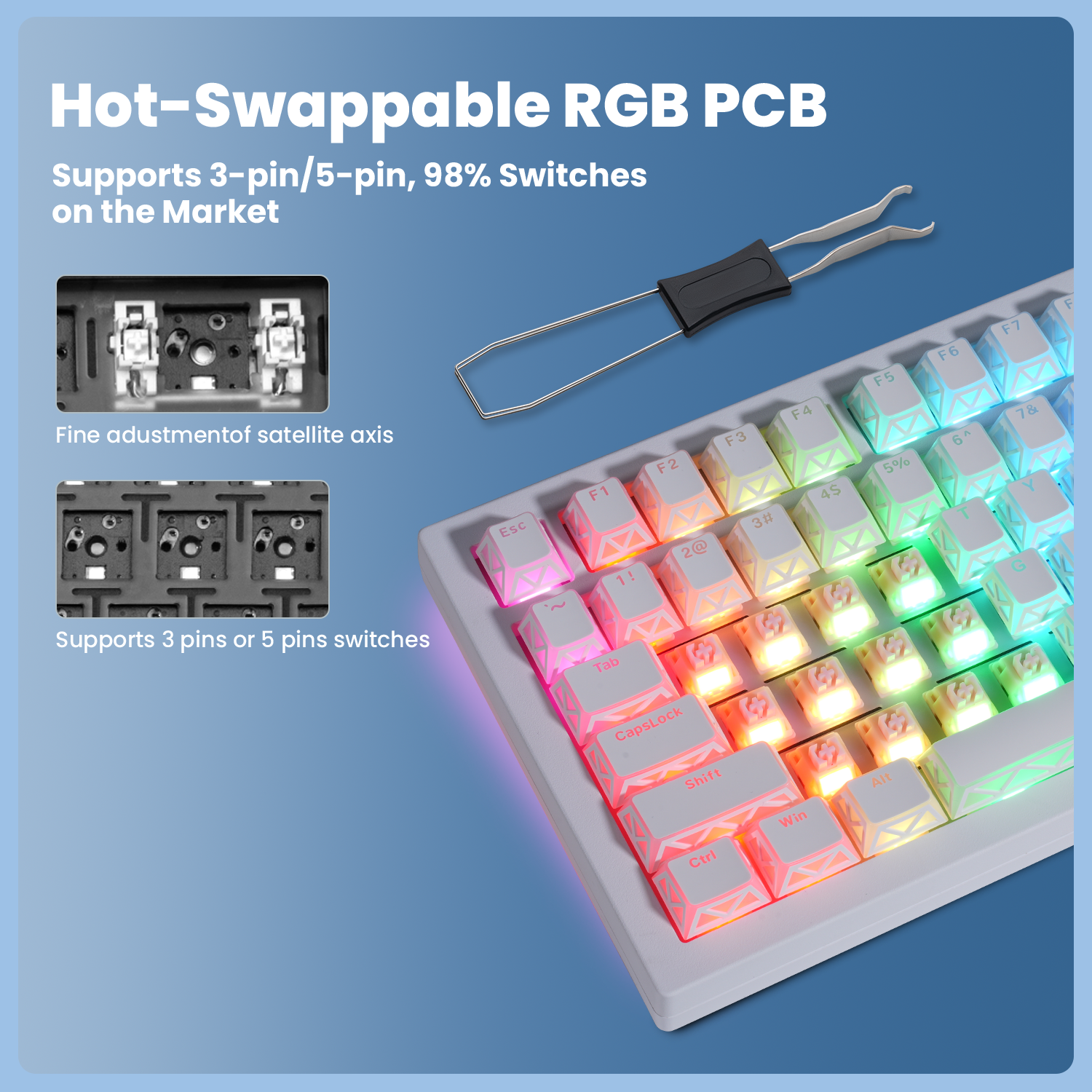 ZORNHER ZH870 Imperial Light Hot Swappable RGB