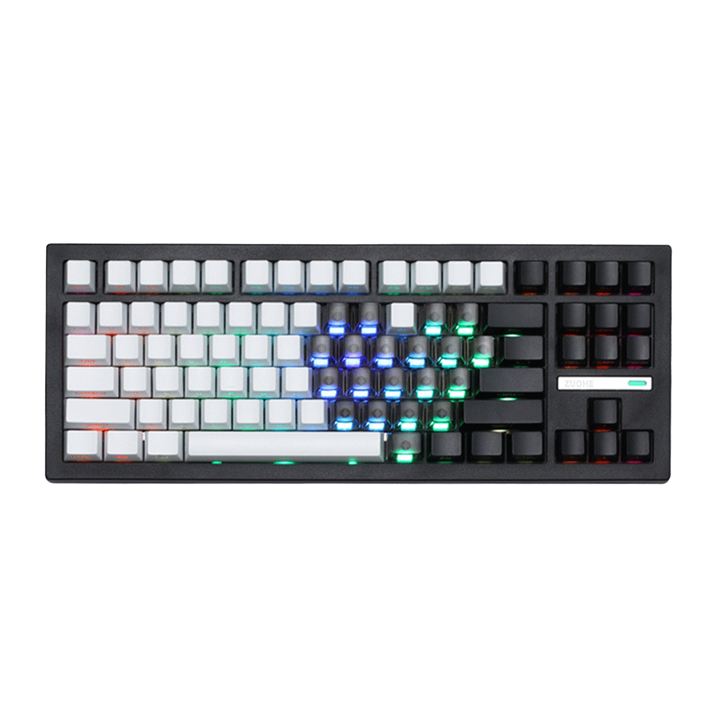 ZH870 80% Mechanical Keyboard,PBT Material Keycap