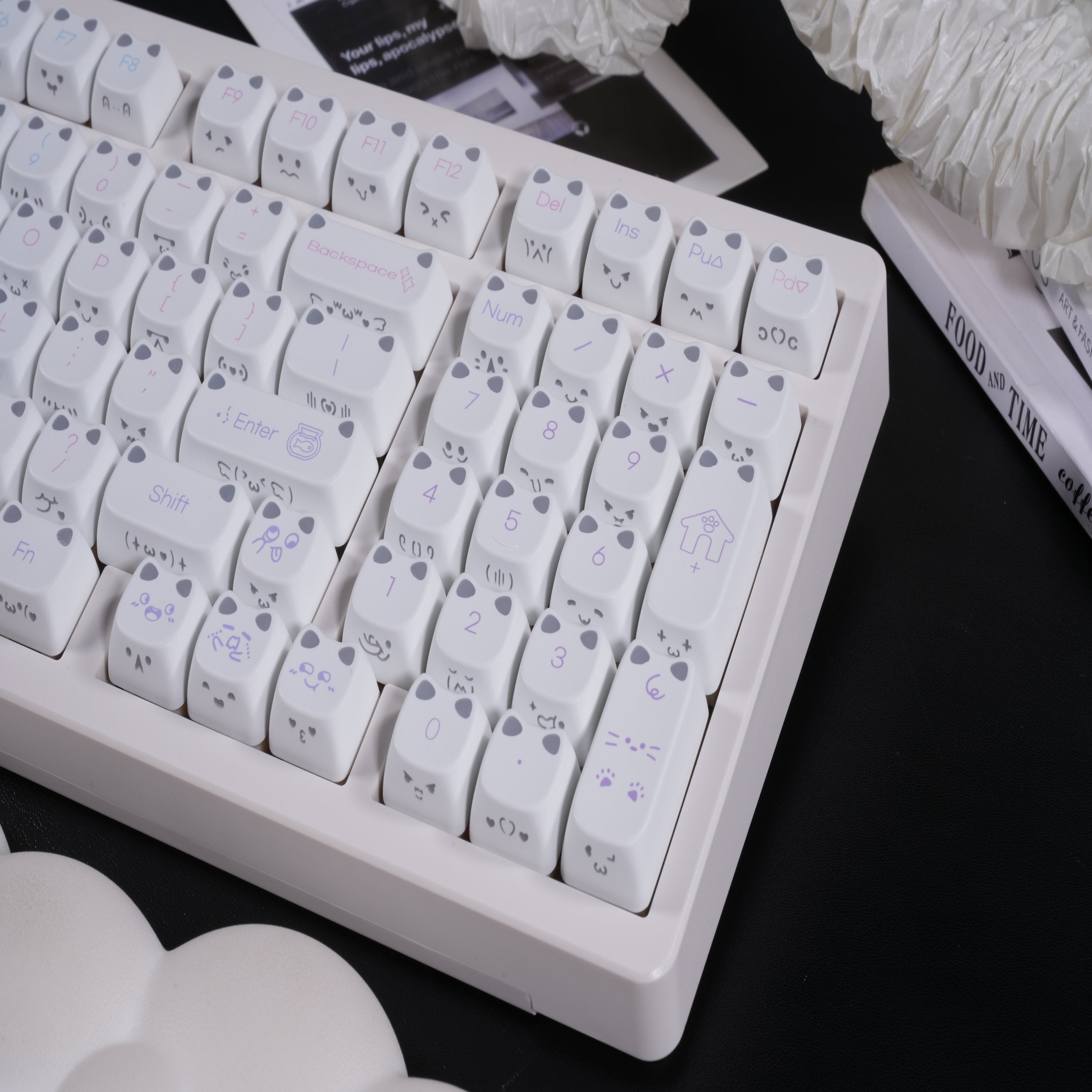 ZORNHER LumiCat ZH980 Cute Cat Aesthetic Mechanical Keyboard