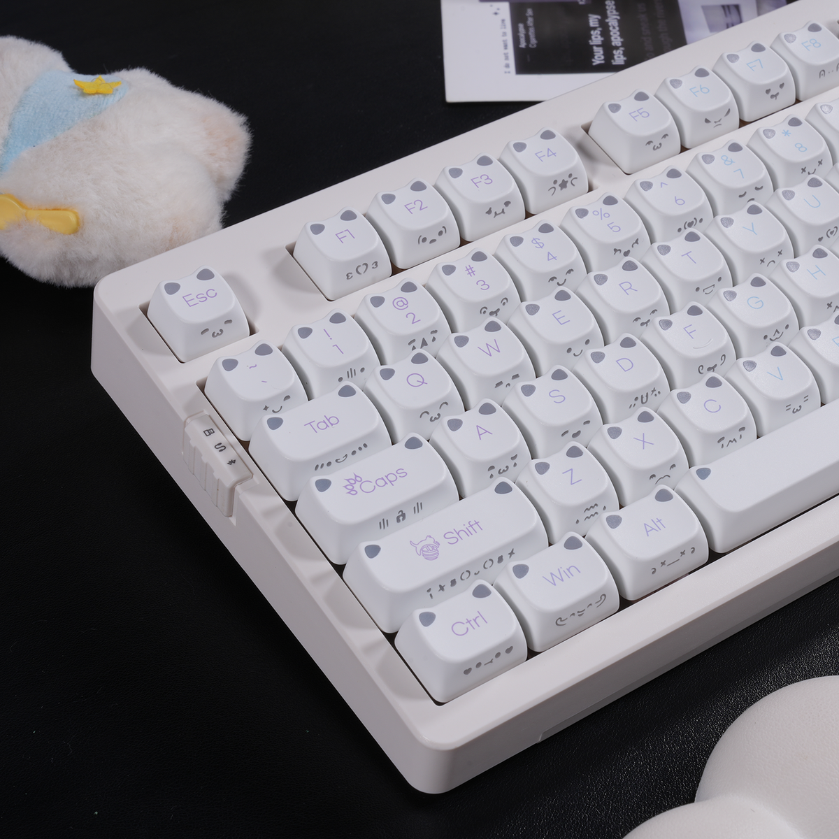 ZORNHER LumiCat ZH980 Cute Cat Aesthetic Mechanical Keyboard