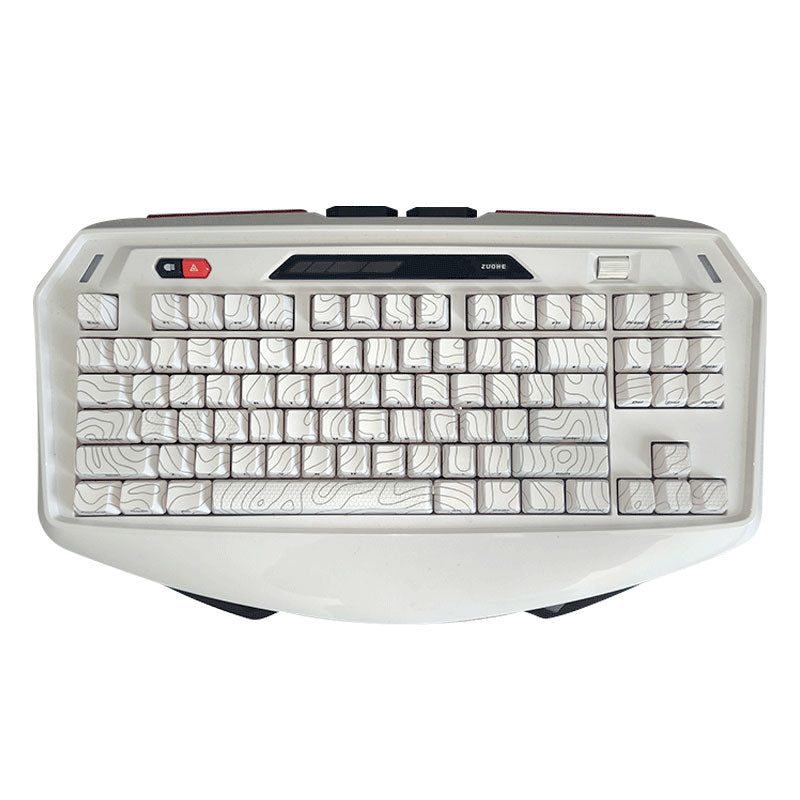 MAX870 Sports Car Style Mechanical Keyboard, Gasket Structure, Triple Connection Modes