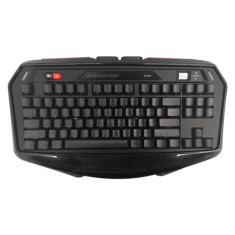 MAX870 Sports Car Style Mechanical Keyboard, Gasket Structure, Triple Connection Modes